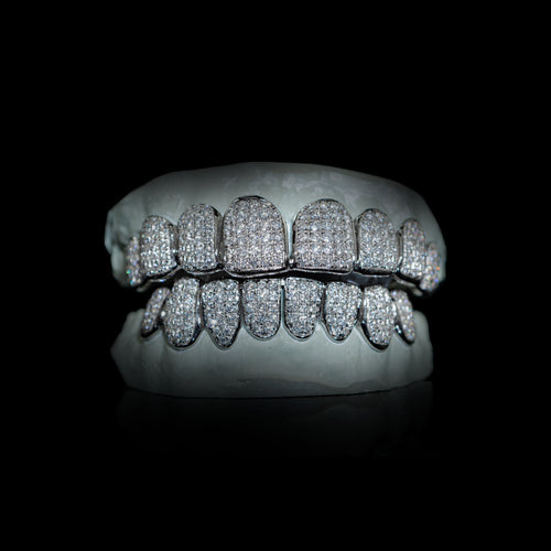 10K Perm Style Diamond Grillz image 0